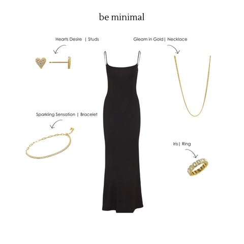 jewelry for black dress